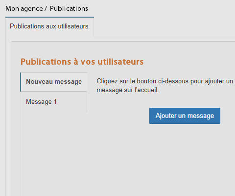 Envoyer un messages aux Utilisateurs