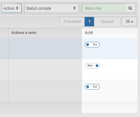 Activer ou désactiver un Utilisateur